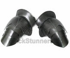 Raised-Edge Fantasy Steel Shoulder Pauldrons - Pair - product photo 3