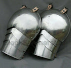 Tournament-Style Steel Shoulder Pauldrons - Pair - product photo 1