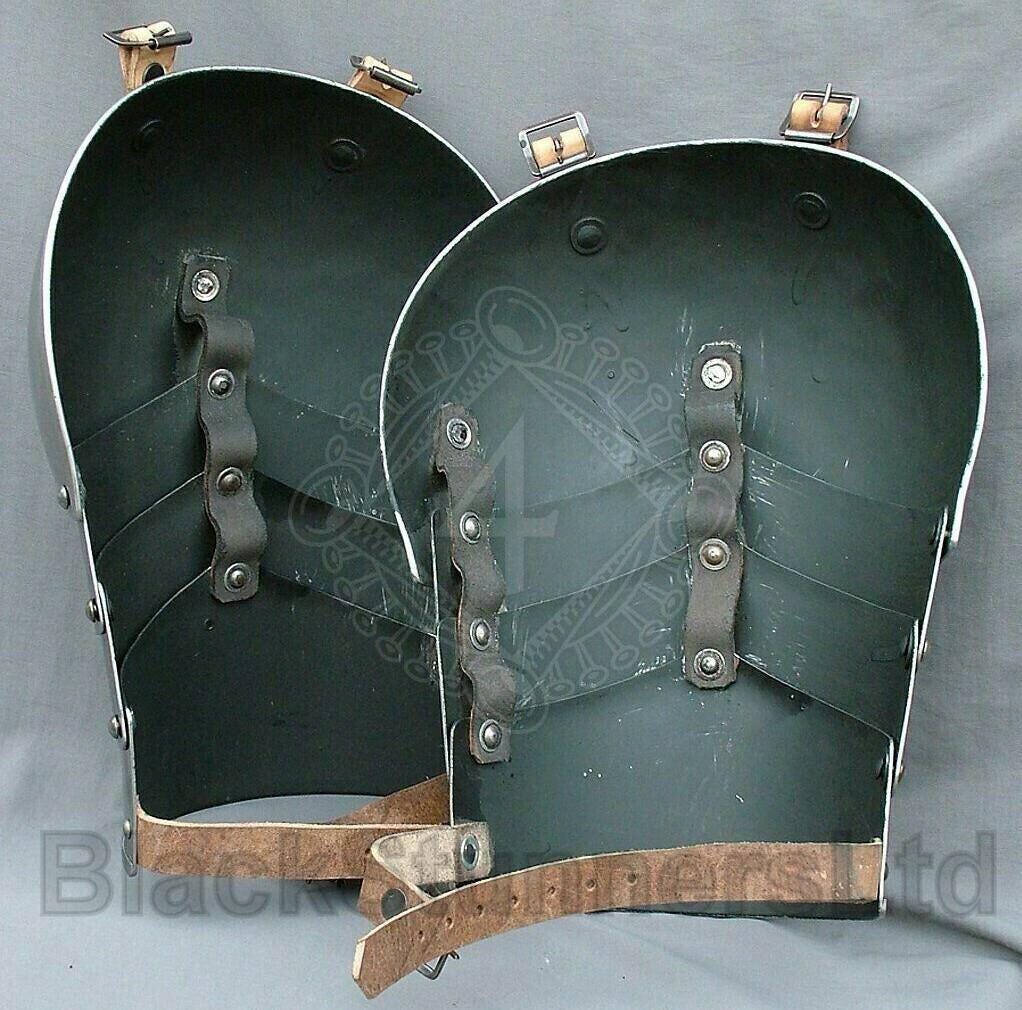 Tournament-Style Steel Shoulder Pauldrons - Pair - product photo 2